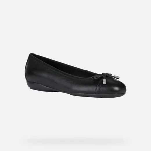 Geox Annytah Women's Ballet Flats Black Leather Size 36 Everyday Comfort - Geox - Image 4