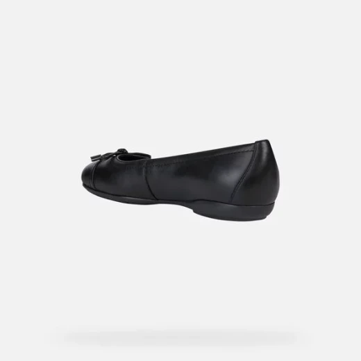 Geox Annytah Women's Ballet Flats Black Leather Size 36 Everyday Comfort - Geox - Image 5