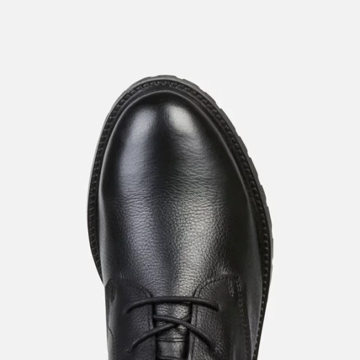 Geox Hoara Women's Black Ankle Boots Size 37 Made From Premium Nappa Leather. Contemporary Design, Metropolitan Appeal, and All Day Comfort for Evening Outfits - Geox - Image 3
