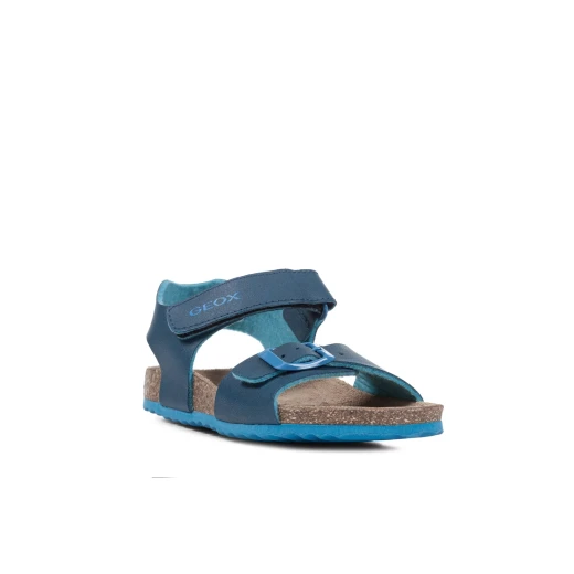 Geox Ghita Boy Sandals Blue 36 Ultra Comfortable Lightweight Summer Shoes for Boys Leather Effect Material Perfect for Adventure Packed Fair Weather Days J028LB.000BC.C4504 - Geox - Image 3