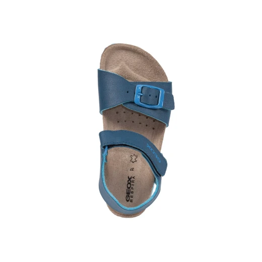 Geox Ghita Boy Sandals Blue 36 Ultra Comfortable Lightweight Summer Shoes for Boys Leather Effect Material Perfect for Adventure Packed Fair Weather Days J028LB.000BC.C4504 - Geox - Image 7
