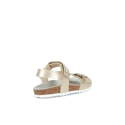 Geox Adriel Girl's Sandals Gold 32 Pearlescent Leather Effect Lightweight Comfortable Versatile Summer Footwear Easy Exchange Fast Delivery 150-180 Characters Target - Geox - Image 4
