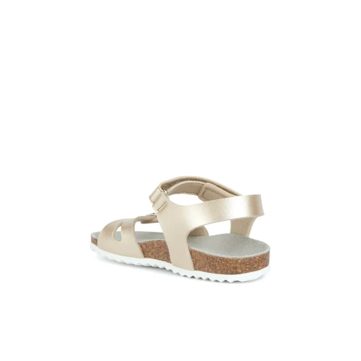 Geox Adriel Girl's Sandals Gold 32 Pearlescent Leather Effect Lightweight Comfortable Versatile Summer Footwear Easy Exchange Fast Delivery 150-180 Characters Target - Geox - Image 5