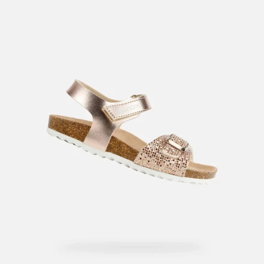 Geox Adriel Girl's Sandals Gold 34 Pearlescent Leather Effect Sparkly Detailing Breathable Lightweight Comfortable Perfect for Formal Outfits and Everyday Wear Geox Adriel Girl's Sandals Gold 34 Pearlescent Leather Effect Sparkly Detailing Breathable Lightweight Comfortable Perfect for Formal Outfits and Everyday Wear
