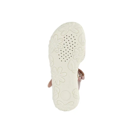 Geox Haiti Girl Sandals Rose Size 32, Comfortable Suede Upper with Pearlescent Details and Raised Flower Pattern, Ideal for Everyday Wear, Fast Delivery, Easy Exchange - Geox - Image 7