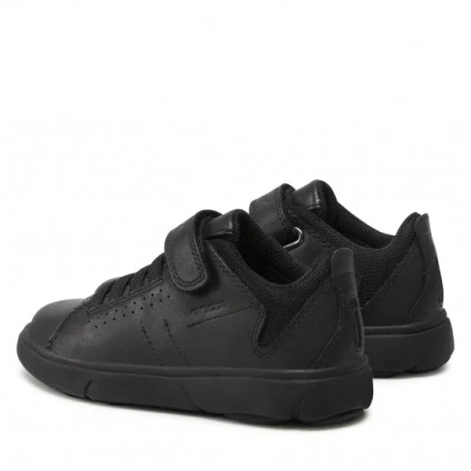 Geox NEBCUP BOY Black Sneakers Size 28 for Boys with Breathable Respira Technology and Durable Leather Insoles for Everyday Comfort. Fast Delivery and Easy Exchange. - Geox - Image 5