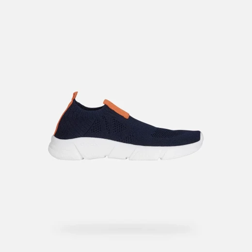 حذاء أريل للأولاد كحلي قماش محبوك خفيف الوزن 30 - Image 8