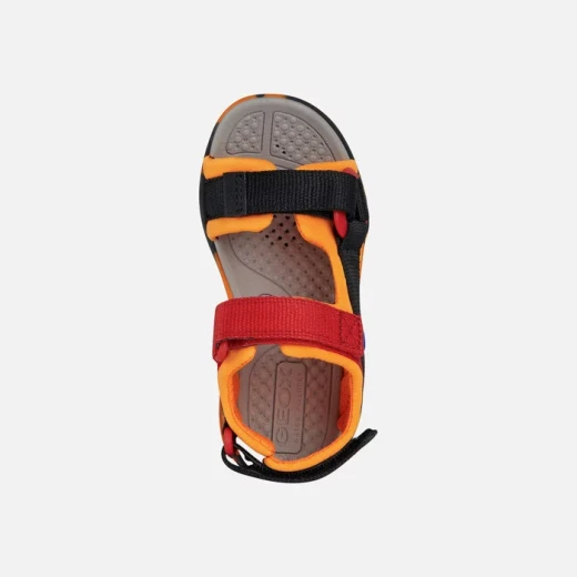 Geox Borealis Boy Sandals Orange 34 Water Friendly Summer Shoes - Geox - Image 5