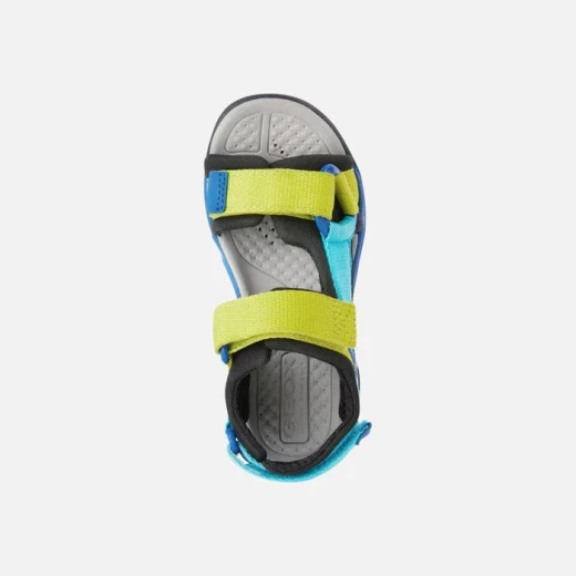 Geox Borealis Boy's Water-Friendly Sandals in Sky Blue, Size 33, Breathable Design for Comfortable Outdoor Adventures, Easy Adjustable Fit - Geox - Image 5