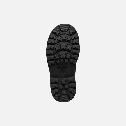 Shaylax Boy Junior Ankle Boots Black Curried Leather 28 Durable Lug Sole for Boys Cold Weather Versatile Everyday Wear J16FAA.00045.C9999 - Geox - Image 7