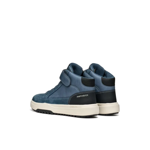 BUNSHEE BOY Denim Ankle Boots Waterproof and Warm for Boys Size 34 Crafted from Waxed Leather Effect Material Nubuck and Flexible Lightweight Sole Perfect for Bad Weather - Image 8
