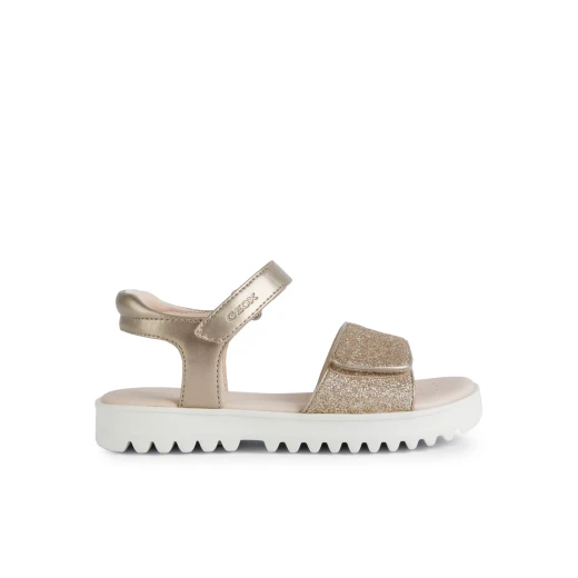 Geox Coralie Girl's Sandals Light Gold 34 Pearlescent Glitter Summer Shoes with Adjustable Fit and Lightweight Design for Girls. Perfect for Summer Outfits Geox Coralie Girl's Sandals Light Gold 34 Pearlescent Glitter Summer Shoes with Adjustable Fit and Lightweight Design for Girls. Perfect for Summer Outfits