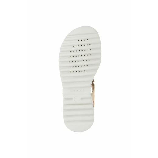 Geox Coralie Girl Sandals Light Gold 30 Pearlescent Leather Effect Summer Shoes - Geox - Image 7