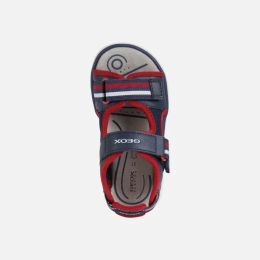 Geox Maratea Boy Navy Leather Sandals Size 31 Comfortable Design for Boys with Breathable Construction Fast Delivery and Easy Exchange - Geox - Image 5