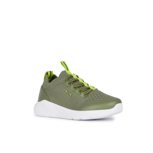ARIL GIRL Military Style Sneakers for Girls Size 34 Knitted Fabric Comfortable Lightweight Casual Design Everyday Wear Fast Delivery Easy Exchange at GEOX/JOR Stores - Geox - Image 3
