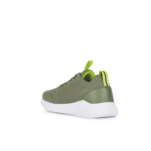 Geox Aril Girl Military Sneakers Size 28 Breathable Lightweight Knitted Fabric Casual Versatile Contemporary Design Easy Exchange Fast Delivery J25GBA.0006K.C0914 - Geox - Image 5