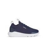 Geox Sprintye Boy Sneakers Navy Blue Knitted Fabric Lightweight Comfort Casual Style Kids Shoes Sizes Available 28 Suitable for Everyday Wear Durable Outsole - Sprintye
