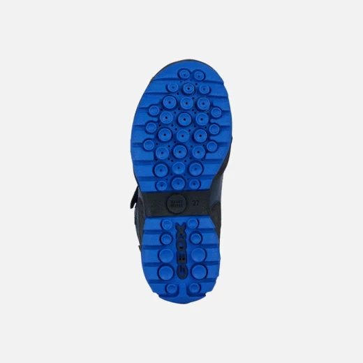Geox New Savage ABX Boy's Mid-Cut Mountain Boots Navy Blue Lime Green 28 Waterproof Breathable Outdoor Adventure Design Durable Comfort for Active Kids - Geox - Image 6