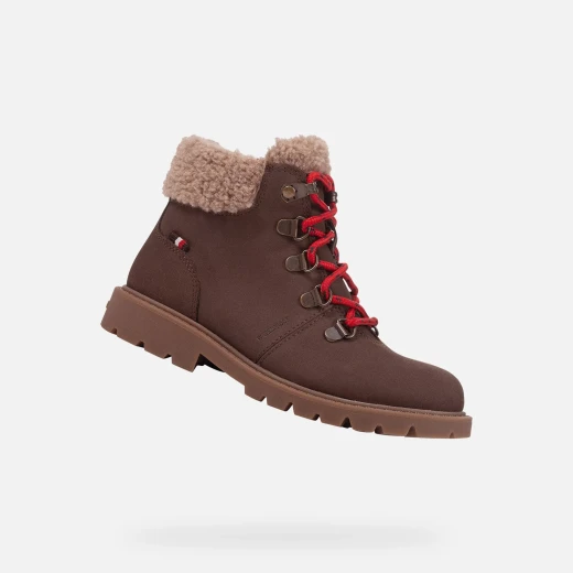 Geox Shaylax Boy Junior's Water Repellent Ankle Boots Brown Size 32 - Geox - Image 2