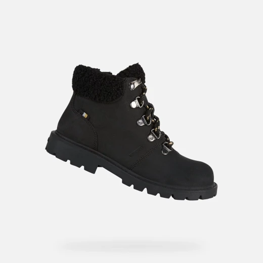 Geox Shaylax Boy Junior Ankle Boots Water Repellent Black Size 28 Geox Shaylax Boy Junior Ankle Boots Water Repellent Black Size 28