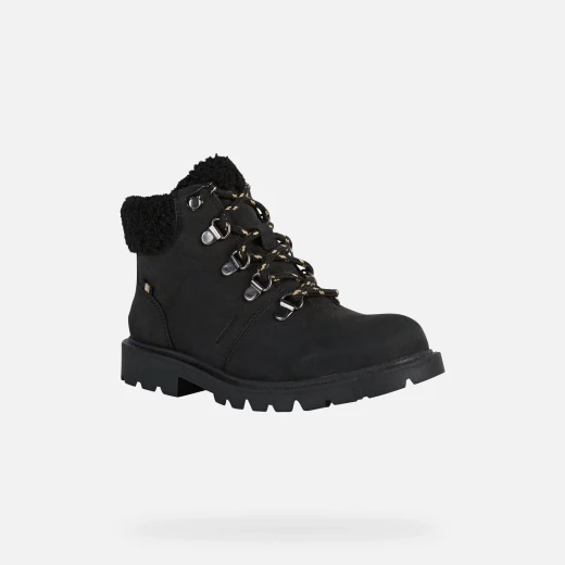 Geox Shaylax Boy Junior Ankle Boots Water Repellent Black Size 31 - Geox - Image 3