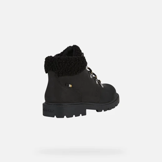 Geox Shaylax Boy Junior Ankle Boots Water Repellent Black Size 34 - Geox - Image 4