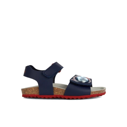 Geox Ghita Boy Sandals Navy Size 34 Lightweight Summer Footwear with Riptape Closure for Easy Wear, Perfect for Vacation and Everyday Use - Geox - Image 2