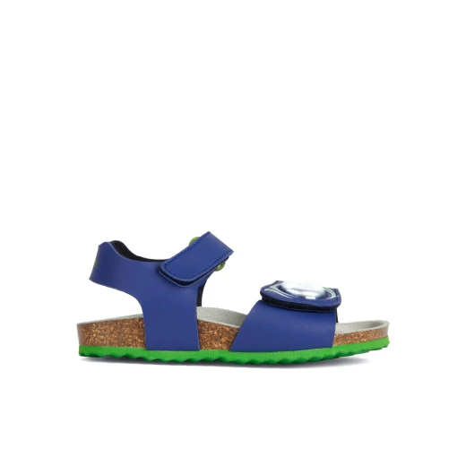Geox Ghita Boy Sandals Blue 29 Lightweight Leather Effect Summer Shoes Comfortable Riptape Closure Wardrobe Essential Holiday Footwear Item J358LA.000BC.C4011 - Geox - Image 2