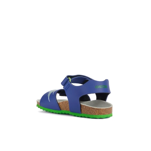 Geox Ghita Boy Sandals Blue 29 Lightweight Leather Effect Summer Shoes Comfortable Riptape Closure Wardrobe Essential Holiday Footwear Item J358LA.000BC.C4011 - Geox - Image 4