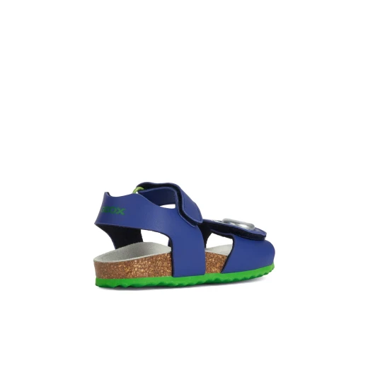 Geox Ghita Boy Sandals Blue 29 Lightweight Leather Effect Summer Shoes Comfortable Riptape Closure Wardrobe Essential Holiday Footwear Item J358LA.000BC.C4011 - Geox - Image 5