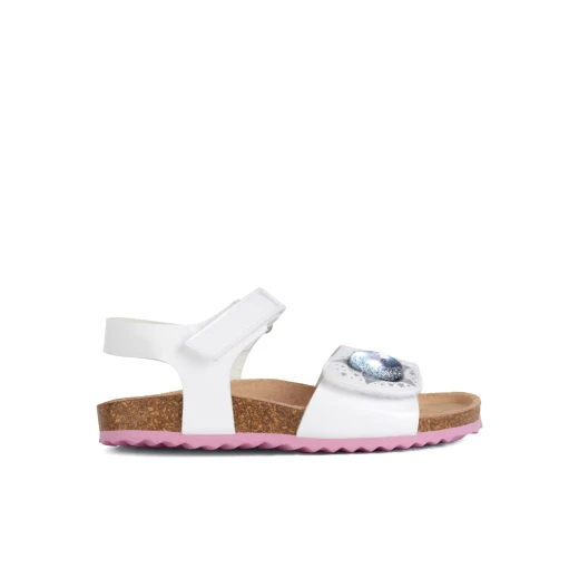 Geox Adriel Girl's Sandals White Patent Leather Breathable Adjustable Footwear for Girls Size 34 Stylish and Comfortable Design Perfect for Everyday Wear Geox Adriel Girl's Sandals White Patent Leather Breathable Adjustable Footwear for Girls Size 34 Stylish and Comfortable Design Perfect for Everyday Wear