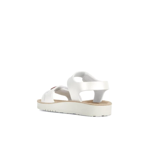 Costarei Girl Sandals White 36 Breathable Cushioned Adjustable - Geox - Image 5