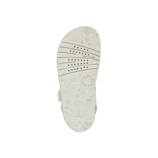 Costarei Girl Sandals White 36 Breathable Cushioned Adjustable - Geox - Image 7