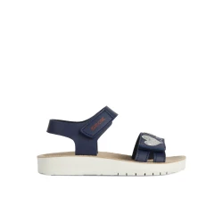 Costarei Girl Sandals Navy 35 Breathable Cushioned Adjustable
