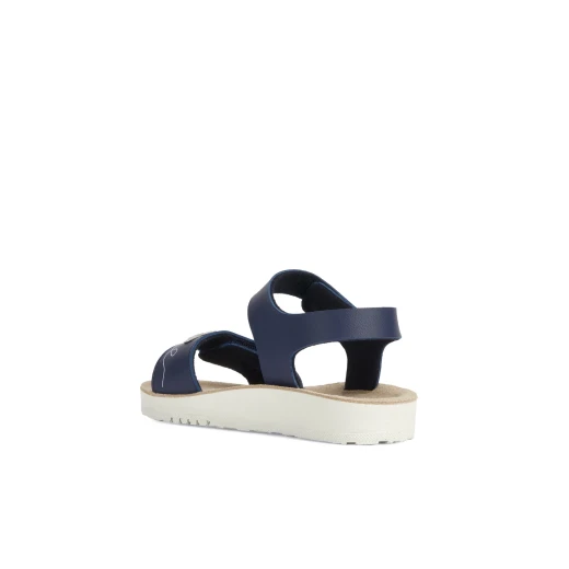 Costarei Girl Sandals Navy Leather Effect Size 38 Adjustable Breathable Cushioning Romantic Design Ideal for Fine Weather Dressing Fast Delivery Easy Exchange at GEOX/JOR Stores - Costarei - Image 4