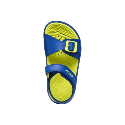 Fusbetto Boy's Sandals Royal Blue Leather Effect Summer Outdoor Play 33 - Fusbetto - Image 4