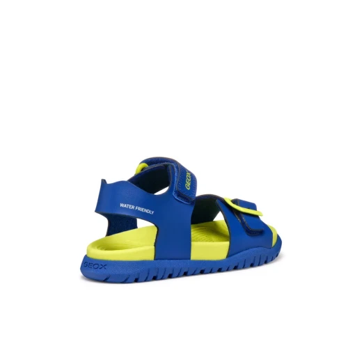 FUSBETTO Boy's Open Toe Sandals Royal Blue Lightweight Summer Shoes for Boys Size 28 Perfect for Outdoor Play Durable Leather Effect Material Comfortable and Stylish - Geox - Image 8