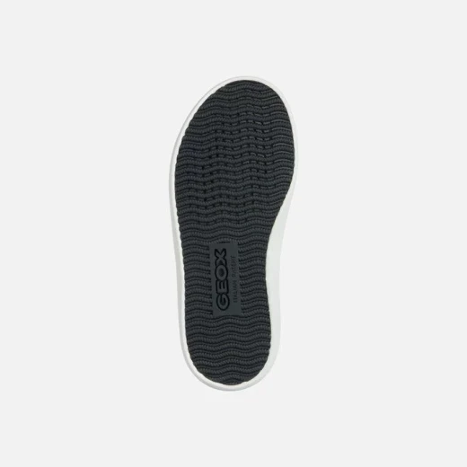 Geox Gisli Girl's Mid Cut Sneakers Black 33 Comfortable Lightweight Waxed Leather and Nylon Upper Soft Flexy Outsole Perfect for School and Weekends J365CC.05410.C0005 - Geox - Image 6