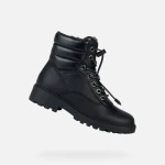 Geox Casey ABX Girl's Waterproof Ankle Boots in Black, Size 29: Stylish and Comfortable Lace Up Boots for Girls with a Modern Design and Wet Weather Protection - Geox