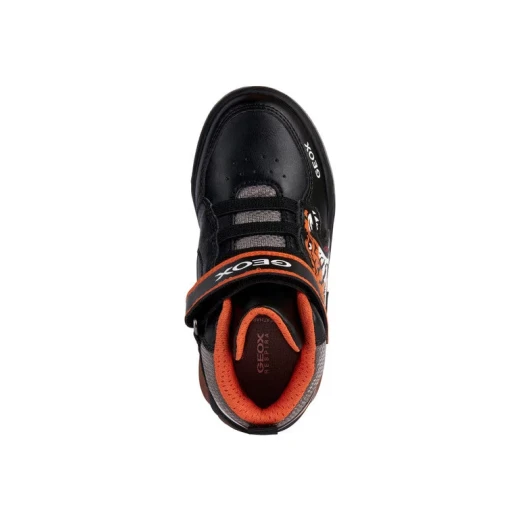 Geox Inek Boy Light Up Sneakers Black 33 Children's Shoes with Fun Lights for Active Kids. Ultraresistant Design for Ages 3+. Easy Exchange Available. ITEM CODE: J369CC.0BUCE.C0038 - Geox - Image 5