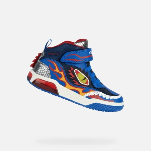 Geox Inek Boy Royal Blue and Red Mid-Cut Sneakers with Lights for Boys Size 38 Stylish and Breathable Tumbled Leather Effect and Nylon Upper Fast Delivery and Easy Exchange Geox Inek Boy Royal Blue and Red Mid-Cut Sneakers with Lights for Boys Size 38 Stylish and Breathable Tumbled Leather Effect and Nylon Upper Fast Delivery and Easy Exchange