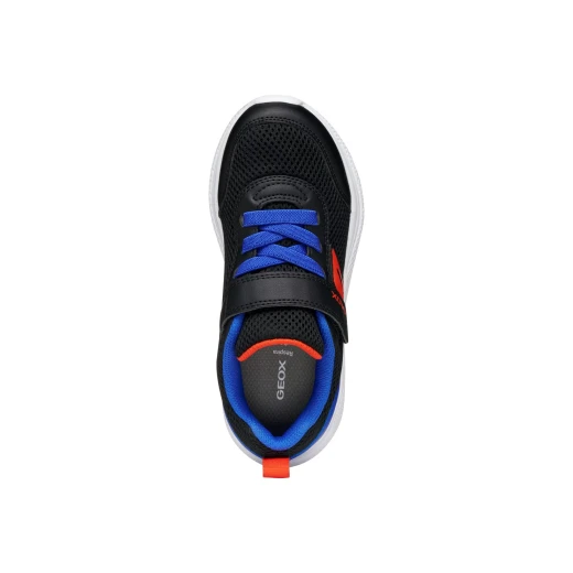 Sprintye Boy Lightweight Flexible Cushioning Running Inspired Sneaker Black Size 33 - Geox - Image 9