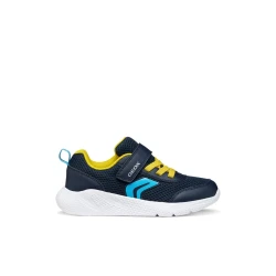 Sprintye Boy's Lightweight Running Sneaker Navy Blue for Boys, Features Breathable Mesh Upper and Flexible Cushioning. Ideal for Sports and Everyday Wear. Size 29.