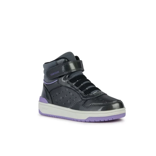 Geox WASHIBA Girl Silver Sneakers for Girls, Comfortable and Stylish Footwear, Size 34, Featuring Fast Delivery and Easy Exchange at GEOX/JOR Stores - Geox - Image 3
