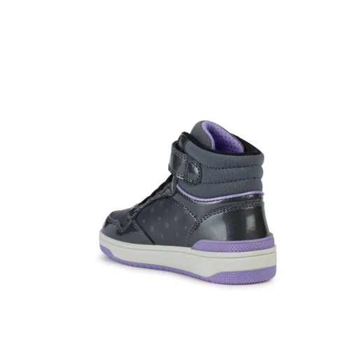 Geox WASHIBA Girl Silver Sneakers for Girls, Comfortable and Stylish Footwear, Size 34, Featuring Fast Delivery and Easy Exchange at GEOX/JOR Stores - Geox - Image 4