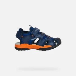 Borealis Boy's Closed Toe Sandals Royal Blue 38 Summer Outdoor Breathable Mesh Upper Reinforced Toe Holiday Active Aesthetic Perfect for Open Air Activities SKU J450RC.014BU.C0685