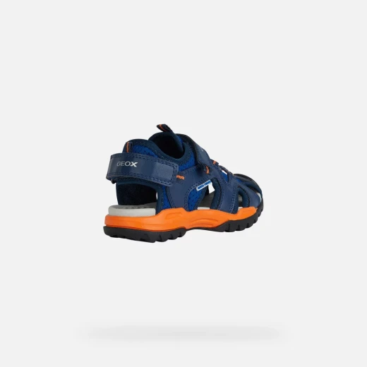 BOREALIS Boy's Closed Toe Sandals Royal Blue 28 Outdoor Summer Shoes - Geox - Image 5