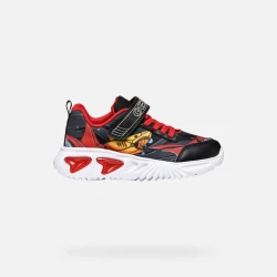 Geox Assister Boy Sneakers Black 36 Breathable Lightweight Running Shoes