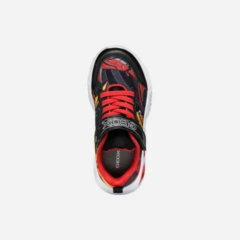 Geox Assister Boy Sneakers Black 35 Breathable Lightweight Running Shoes - Geox - Image 6