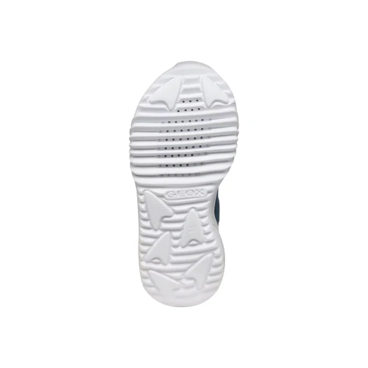 Geox Assister Boy's Sneakers: Breathable Mesh Low Cut with Lights, Running Style, Printed Leather Effect, Size 28, Avio Colorway - Modern Athleisure - Geox - Image 10